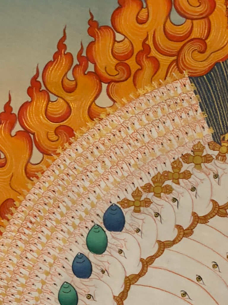 Dhukar White Umbrella Deity Thangka