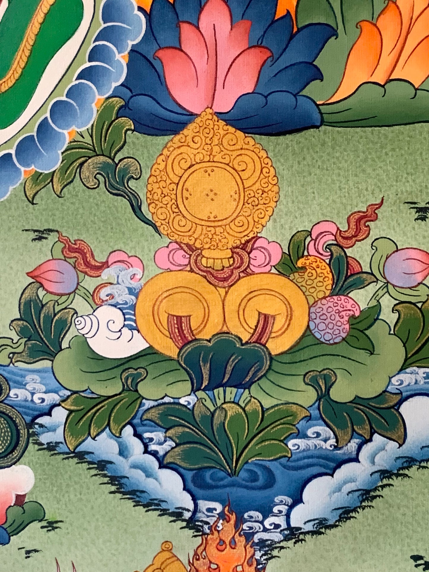 Green Tara Thangka