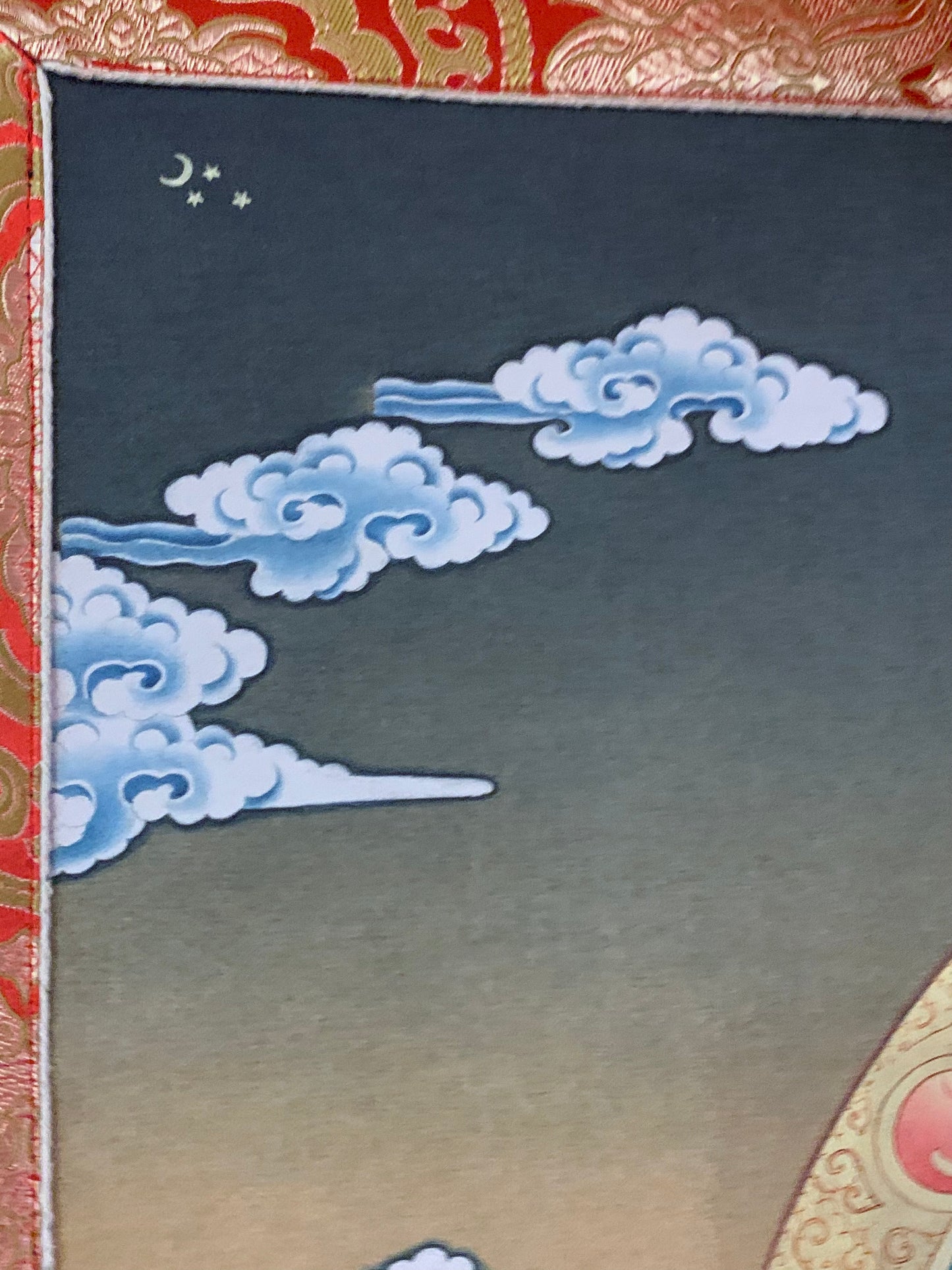 Shakyamuni Three Buddha Thangka