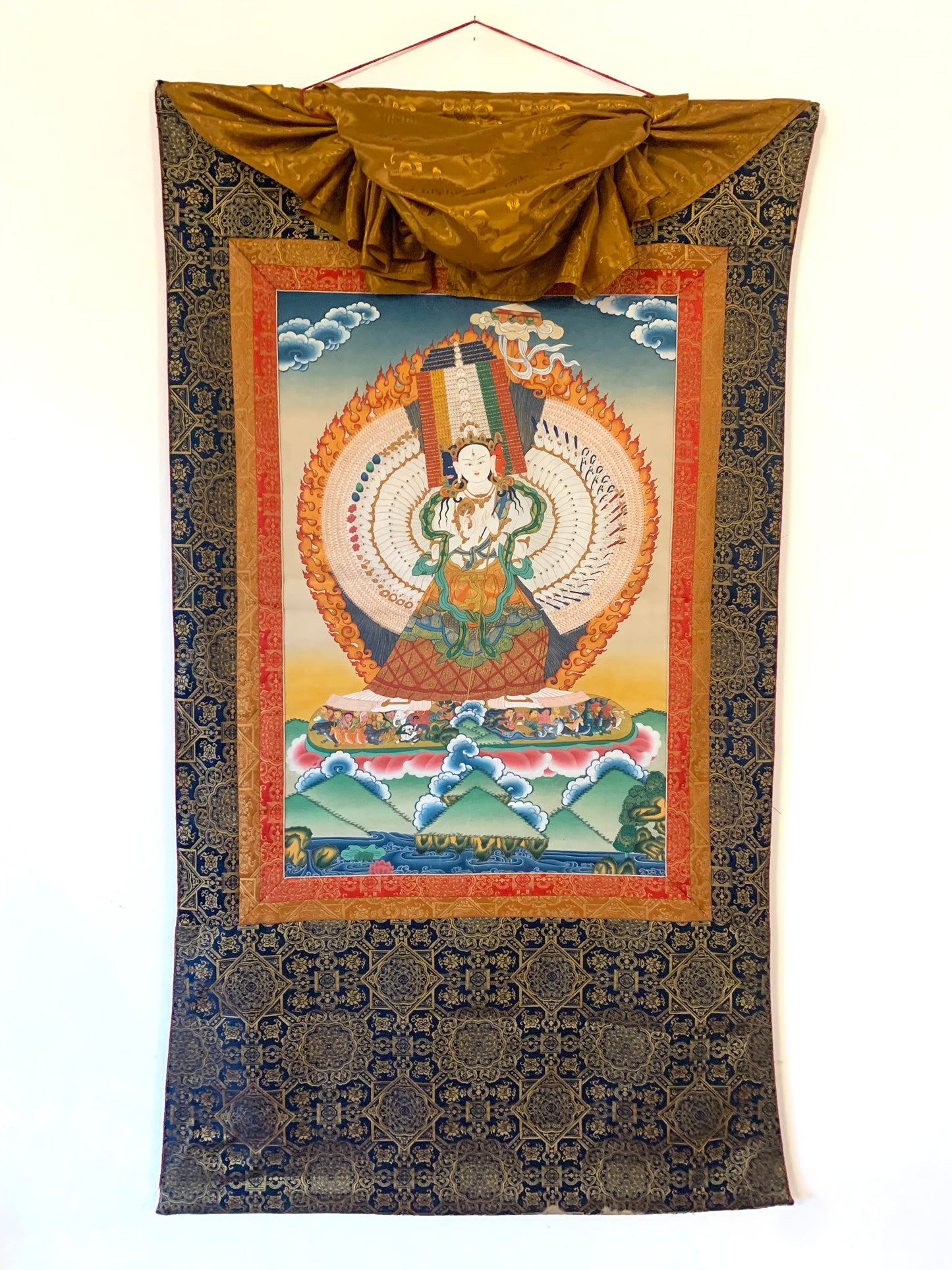 Dhukar White Umbrella Deity Thangka