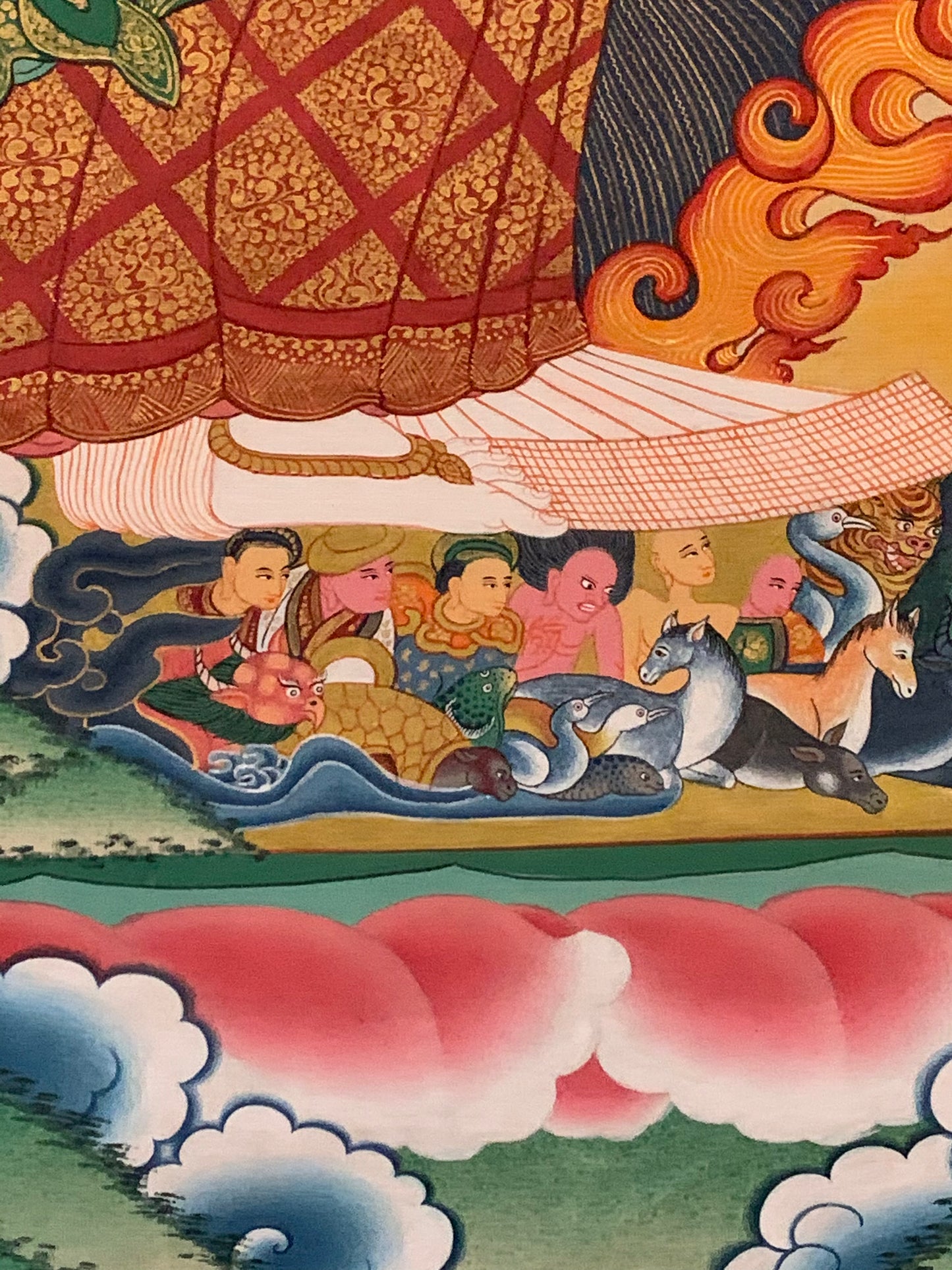 Dhukar White Umbrella Deity Thangka