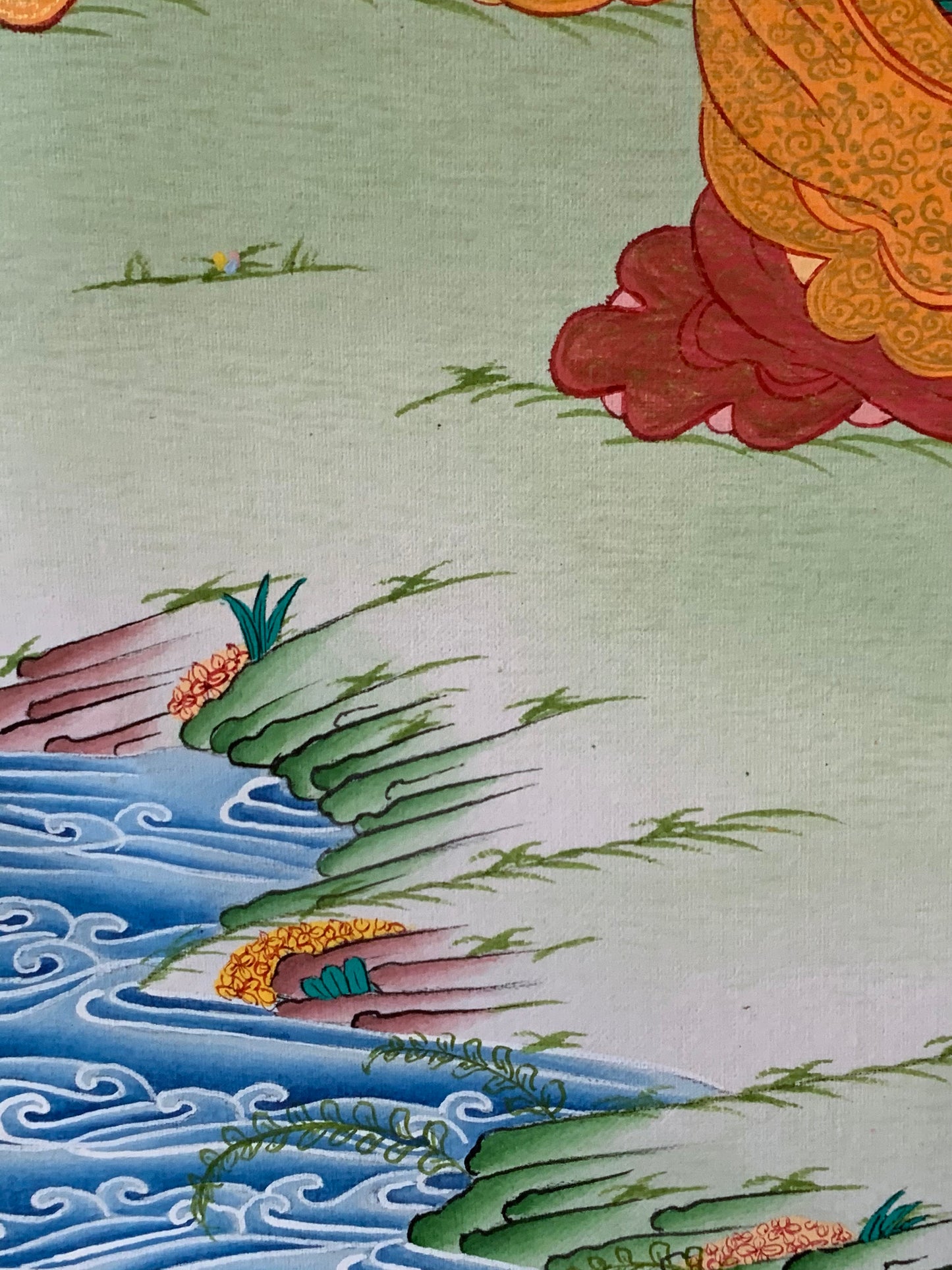 First Five Monk Teaching Thangka