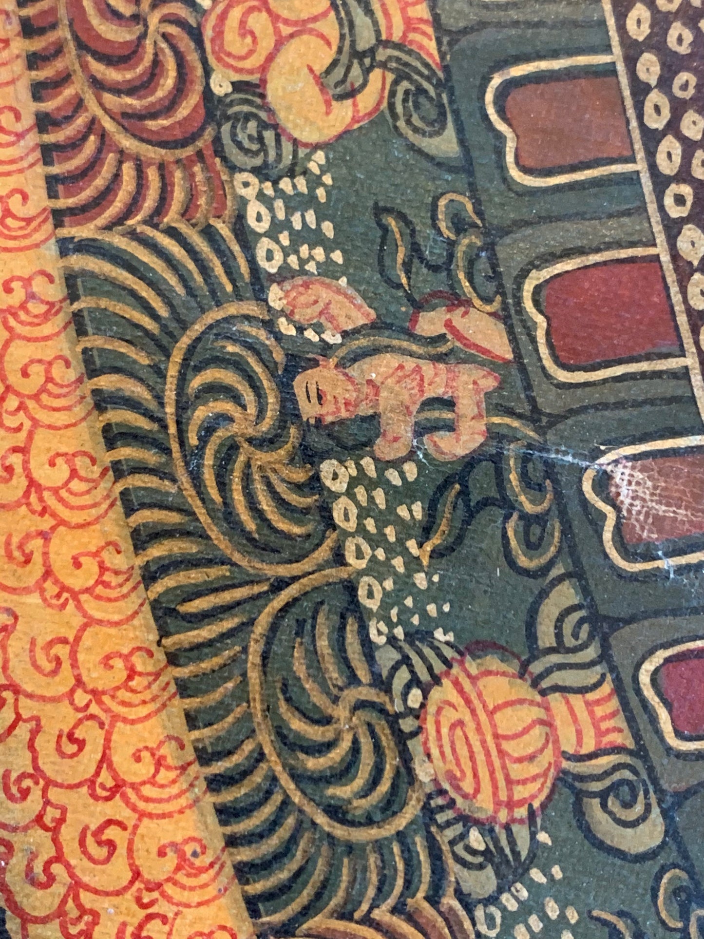 Five Buddha Mandala Unbrocaded Thangka