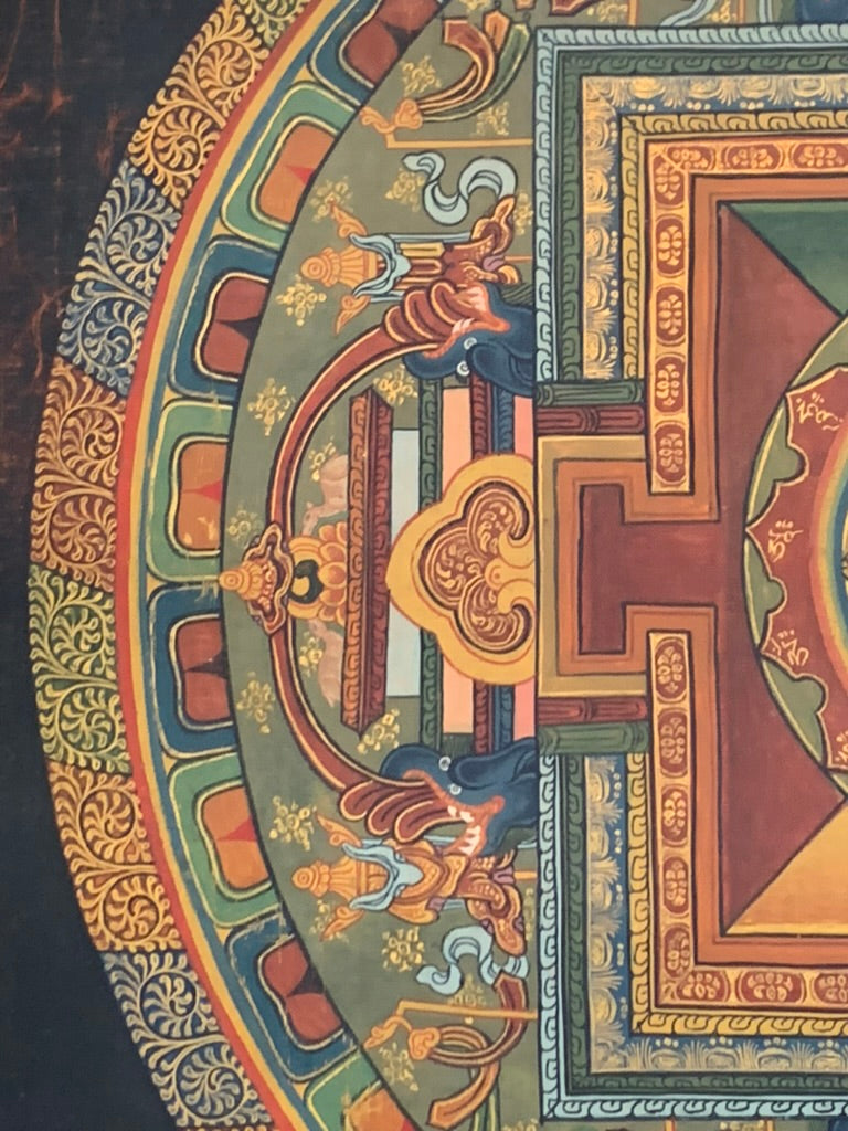 Shri Yantra Unbrocaded Thangka