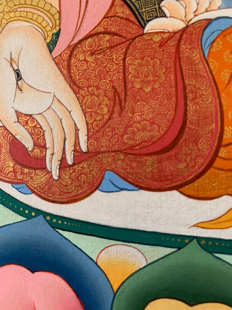 White Tara Long Life Thangka