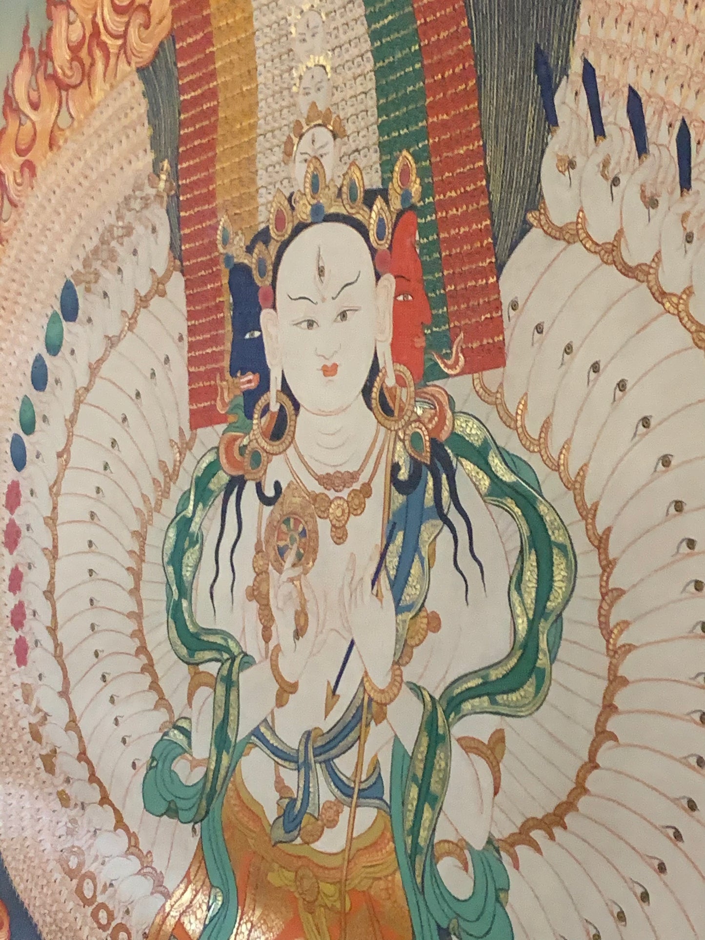 Dhukar White Umbrella Deity Thangka