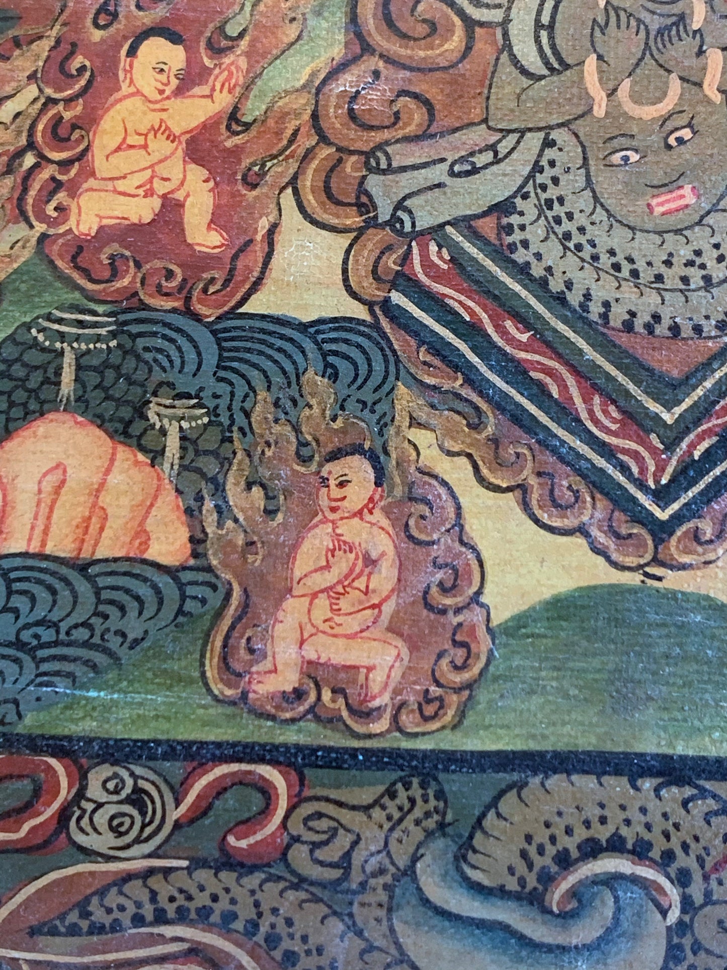 Five Buddha Mandala Unbrocaded Thangka