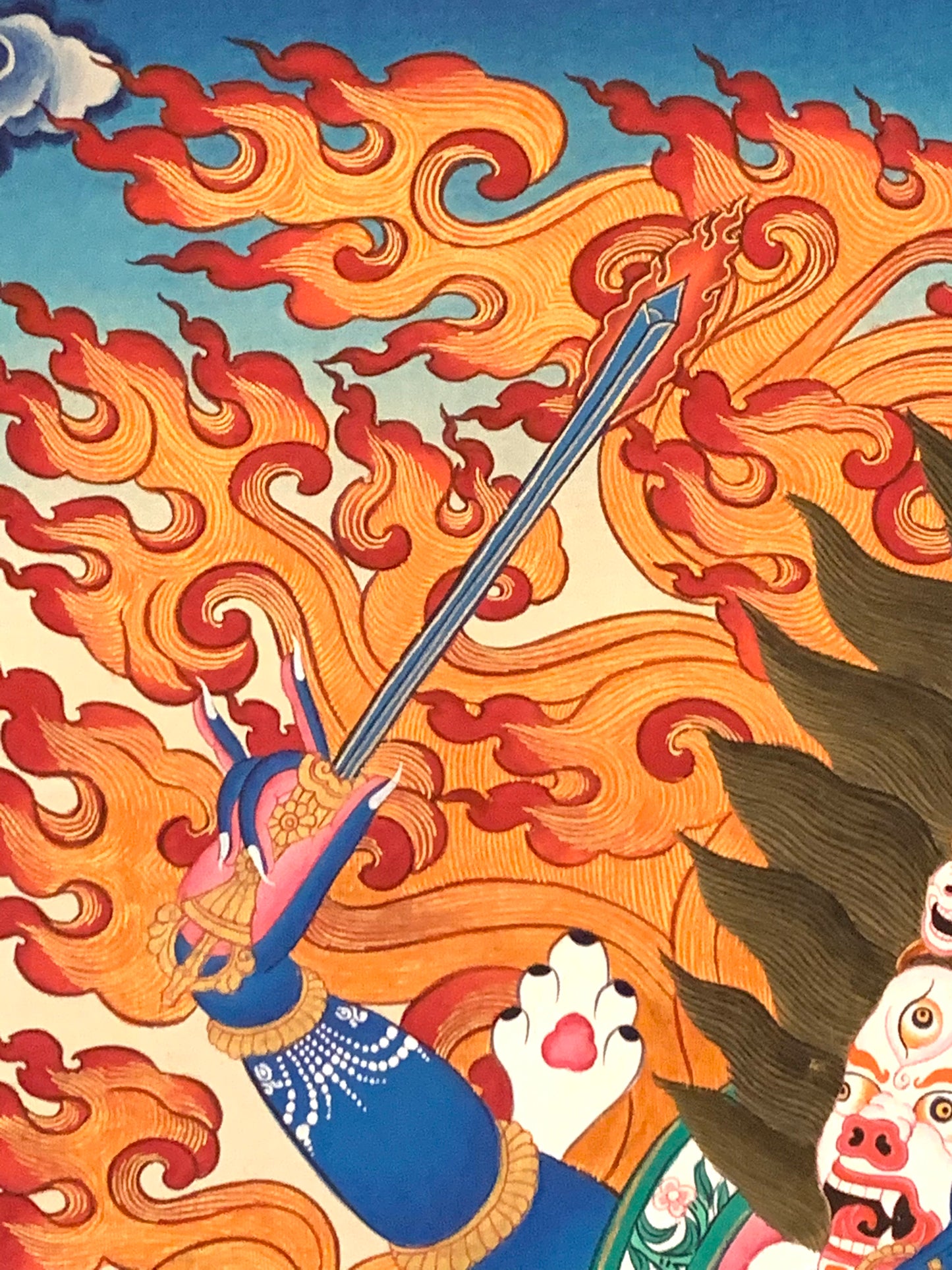 Four Faced Mahakala Thangka