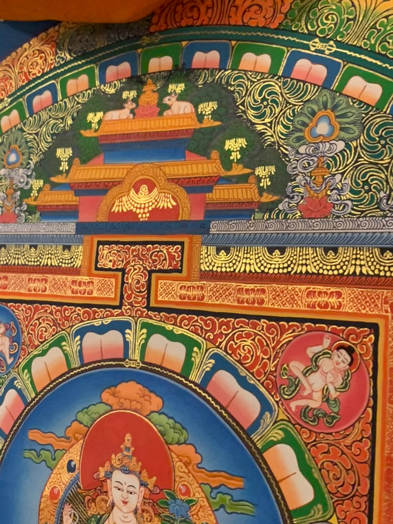 Chenrezig Compassion Mandala Thangka