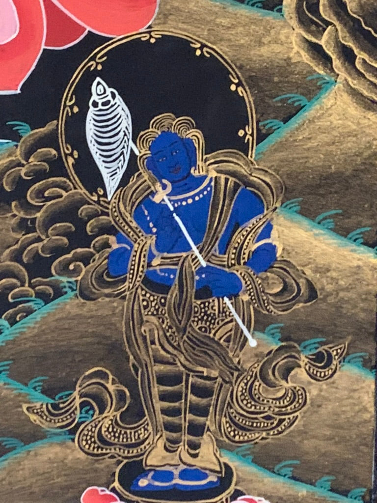 Green Tara Shakyamuni Medicine Buddha Thangka