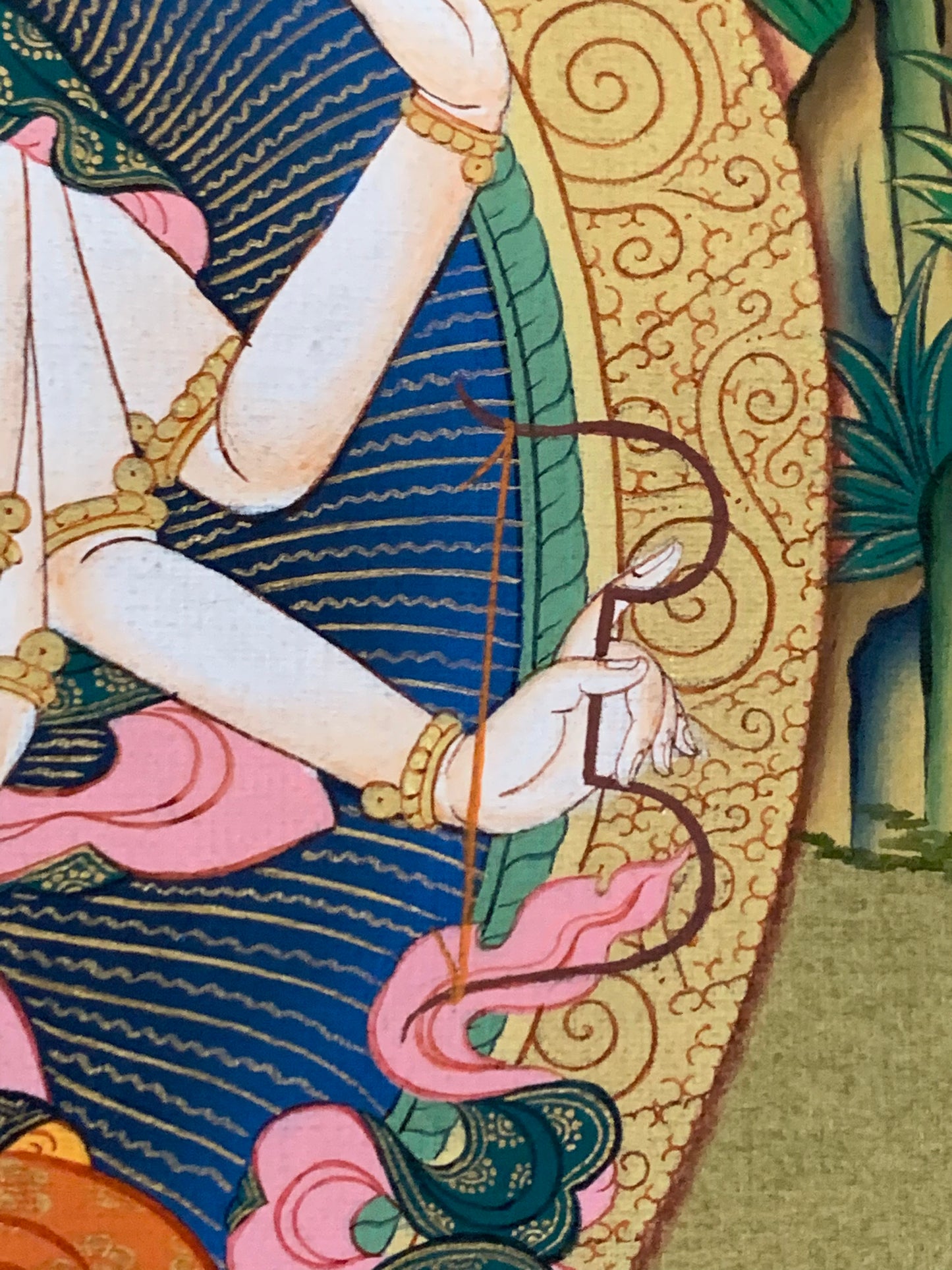 White Tara Long Life Thangka