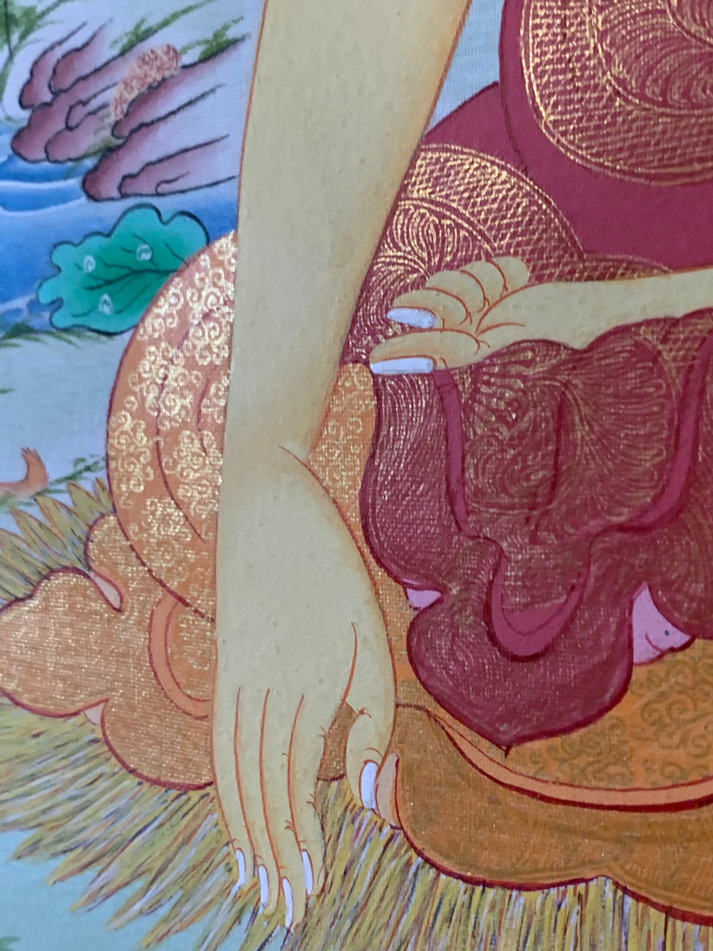 First Five Monk Teaching Thangka