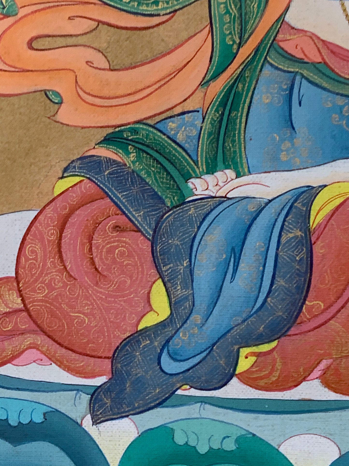 Vajrasattva Karma Gadri Thangka