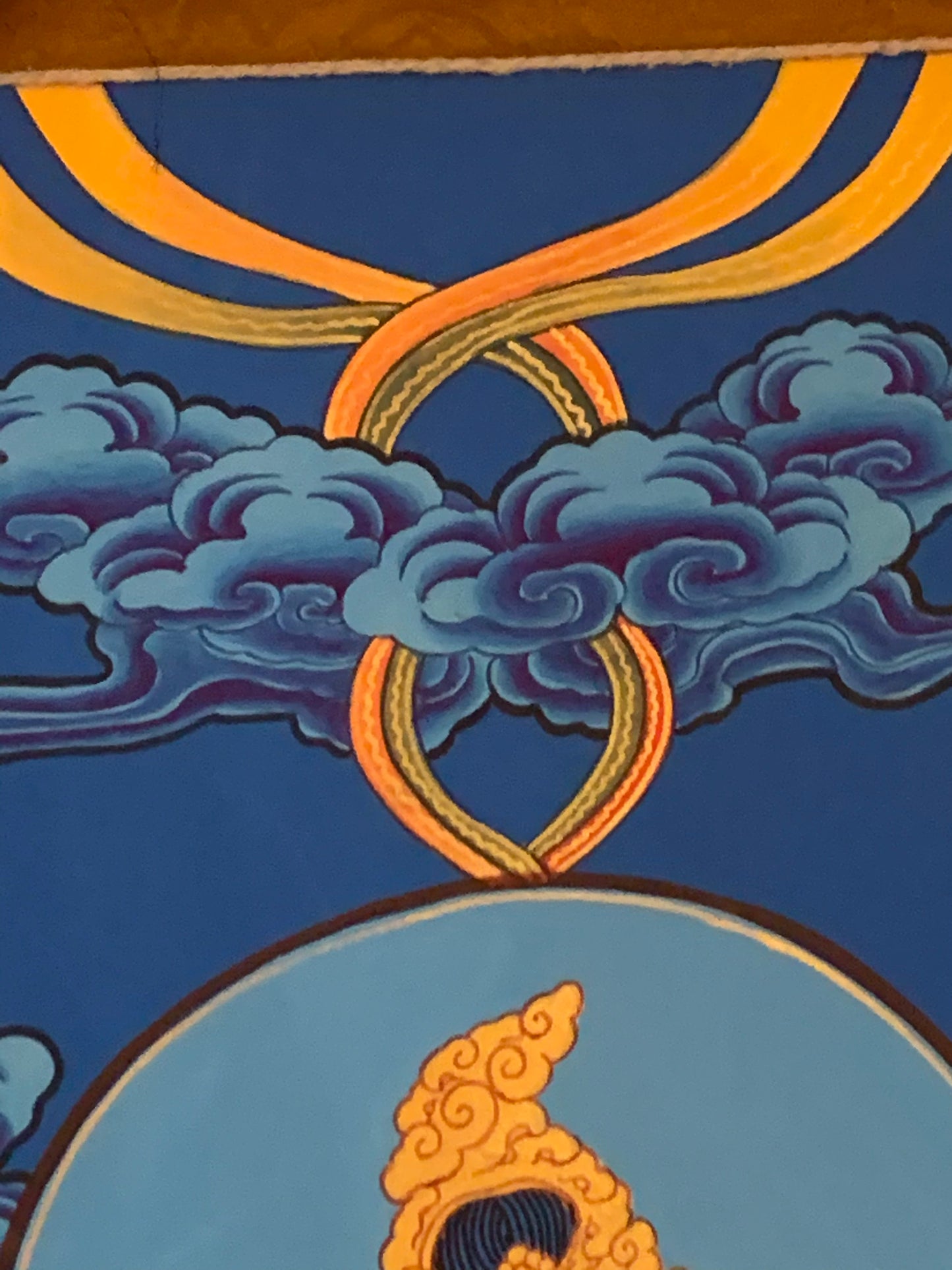 Yellow Dzambhala Thangka