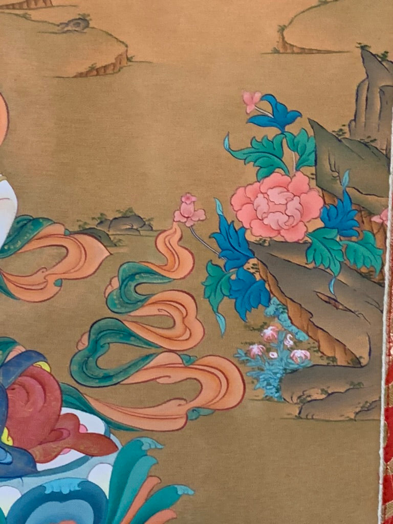 Vajrasattva Karma Gadri Thangka