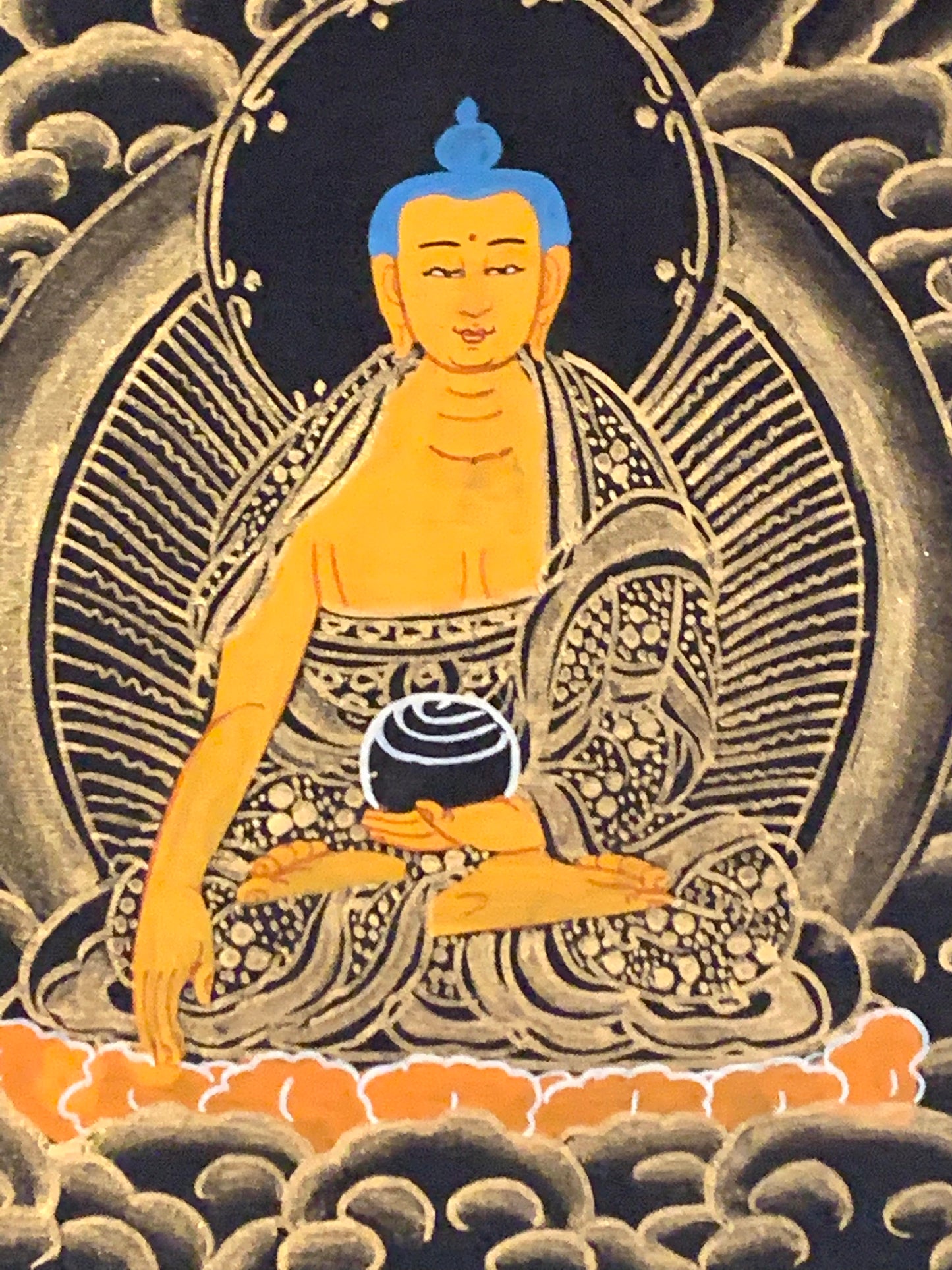 Green Tara Shakyamuni Medicine Buddha Thangka