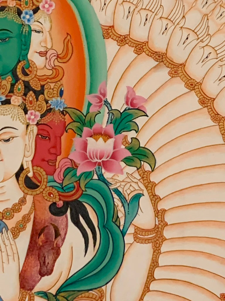 Thousand Armed Avalokiteshvara Thangka