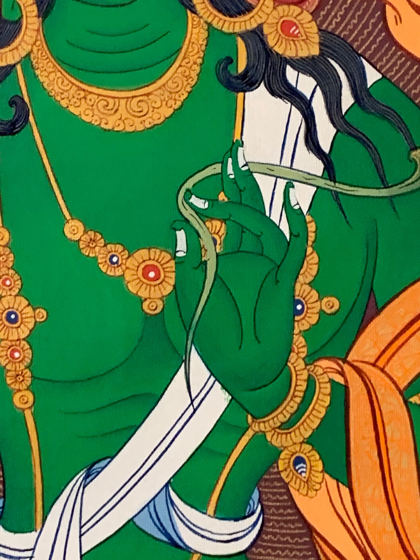 Green Tara Thangka