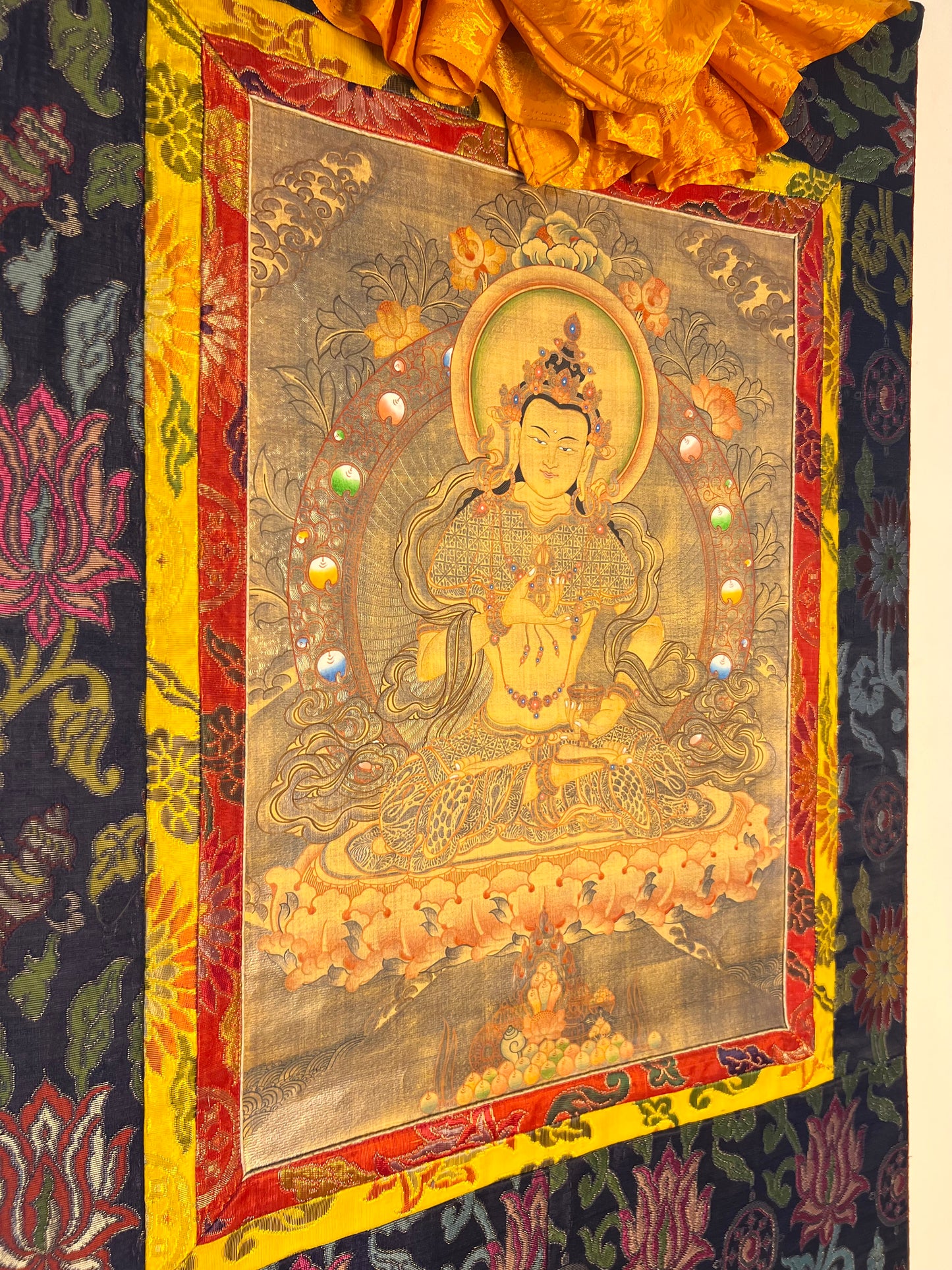 Vajrasattva Gold Thangka