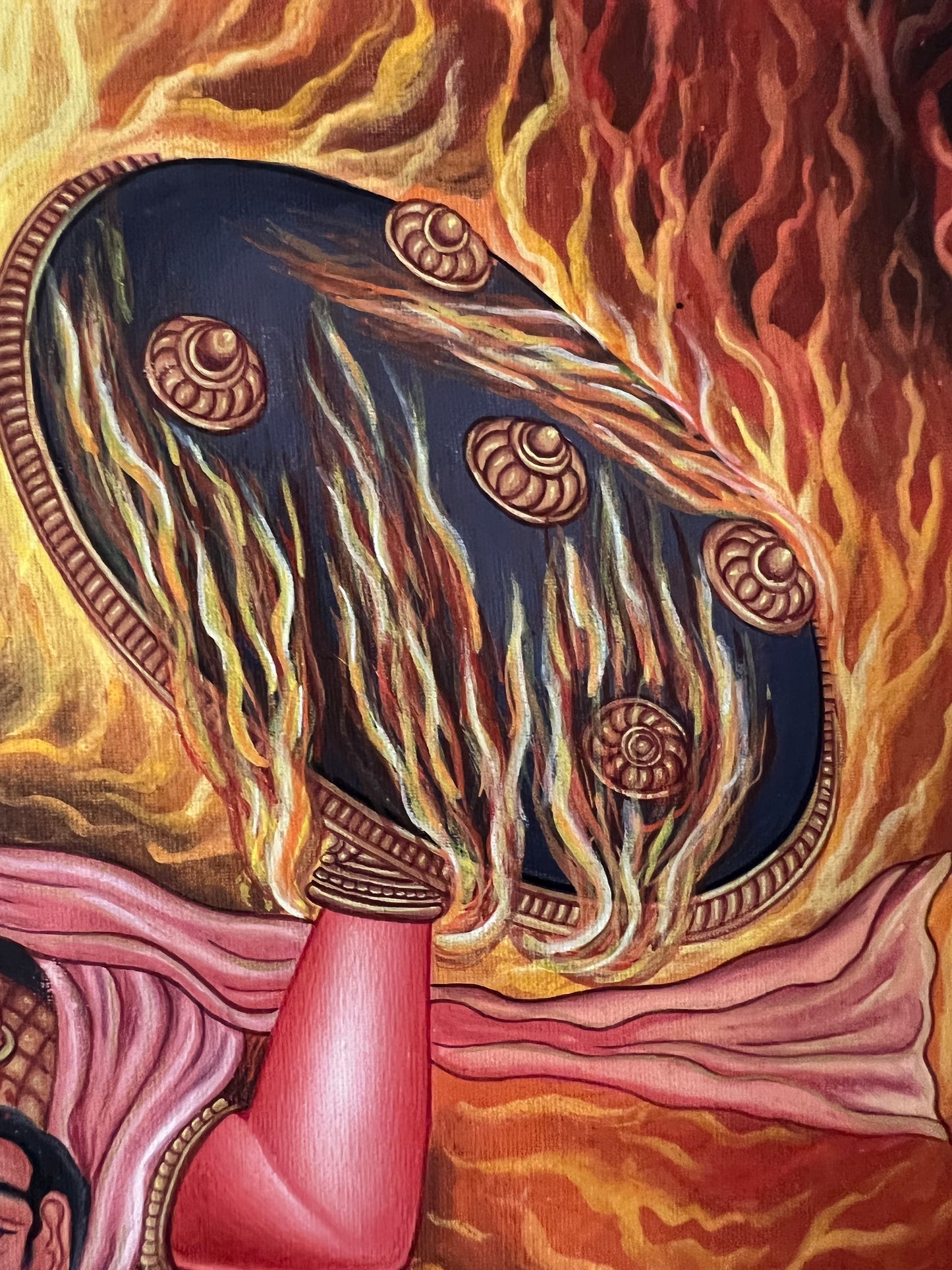 Matrika Kaumari Newari Thangka