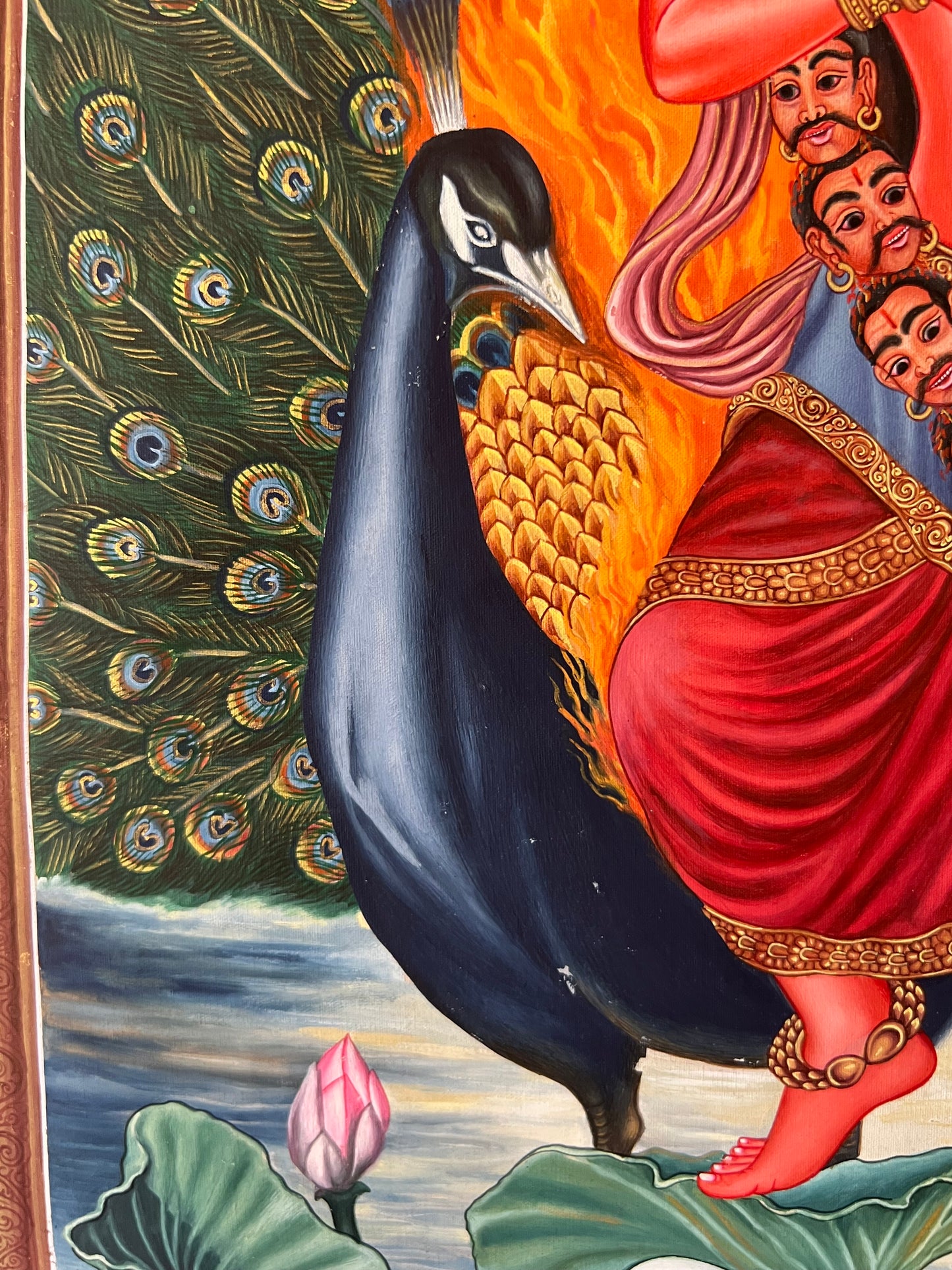 Matrika Kaumari Newari Thangka