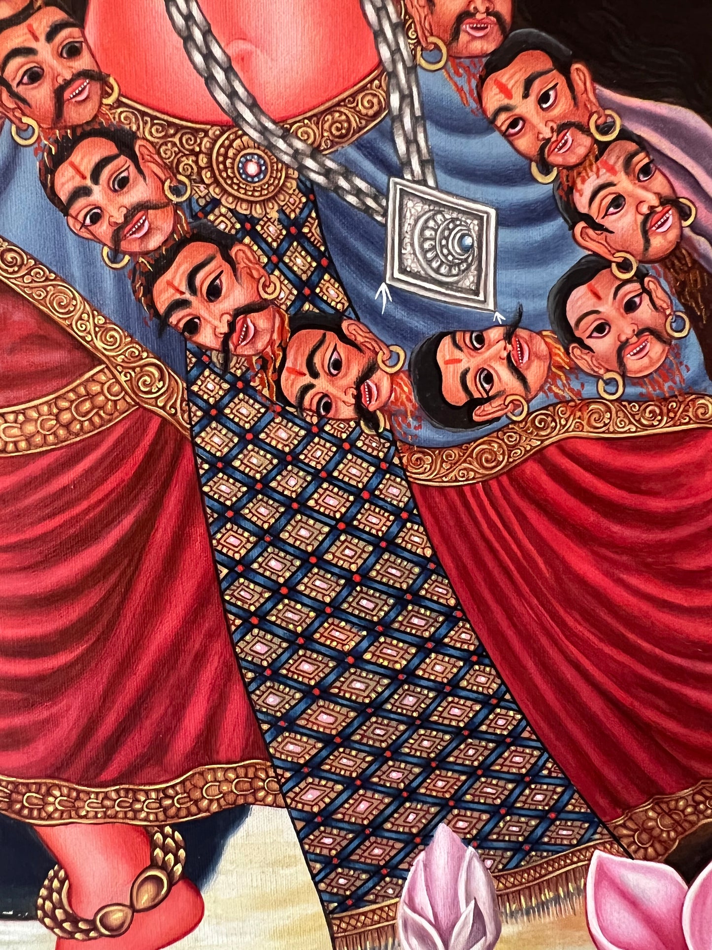 Matrika Kaumari Newari Thangka