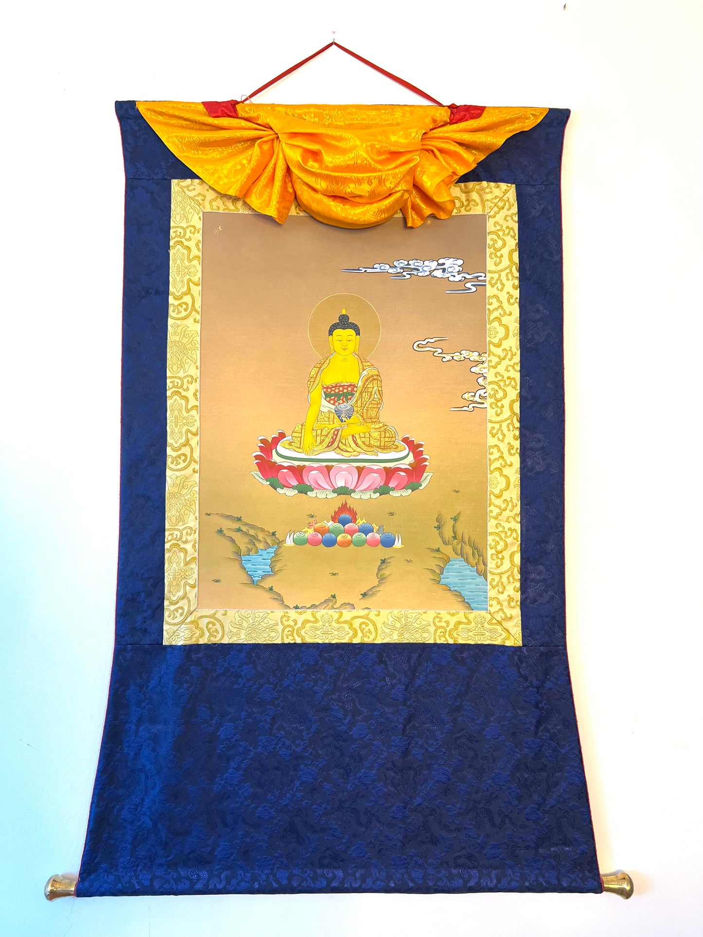 Shakyamuni Buddha Karma Gardri Style Thangka