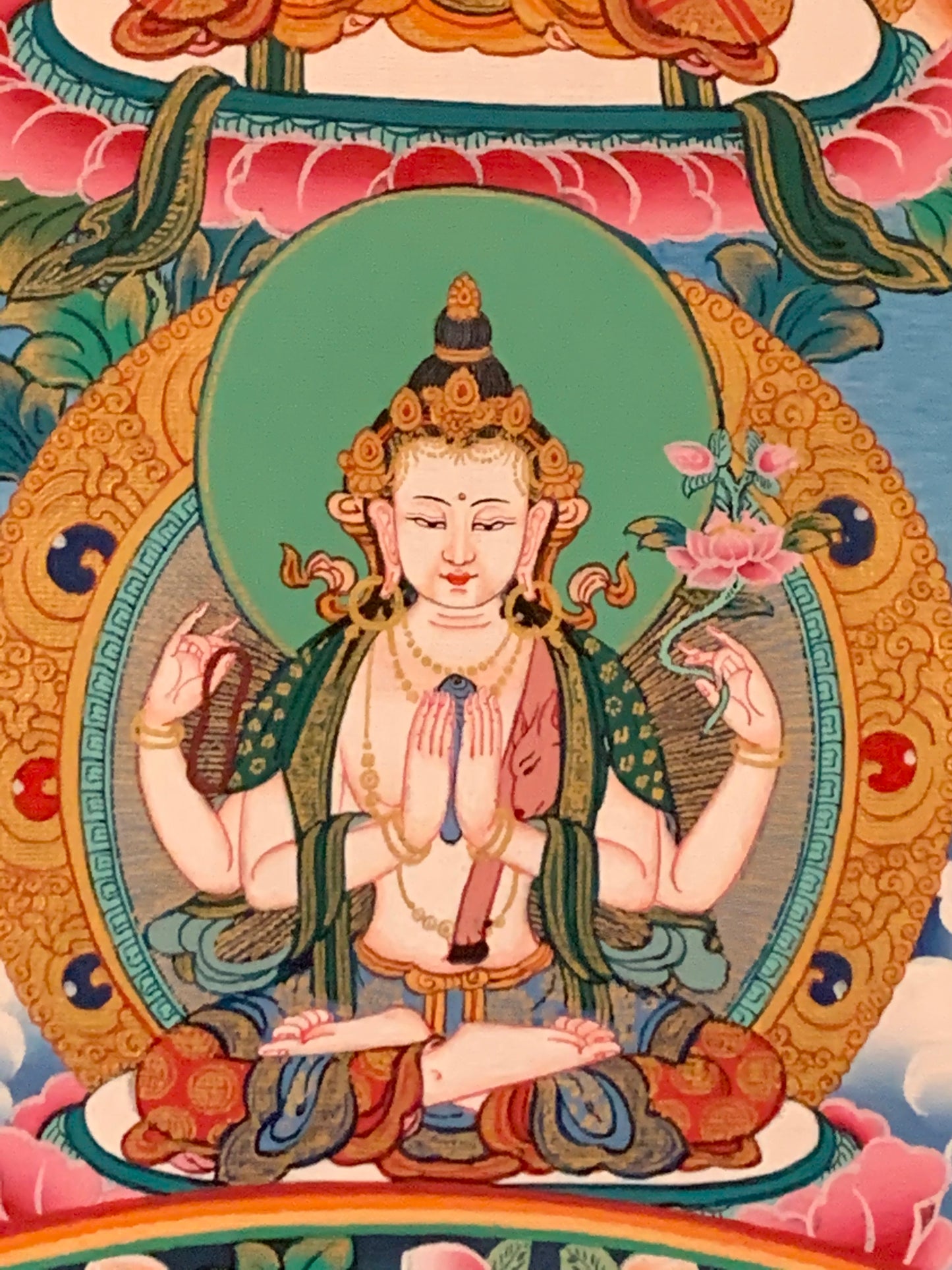 25 Disciples Guru Rinpoche Thangka