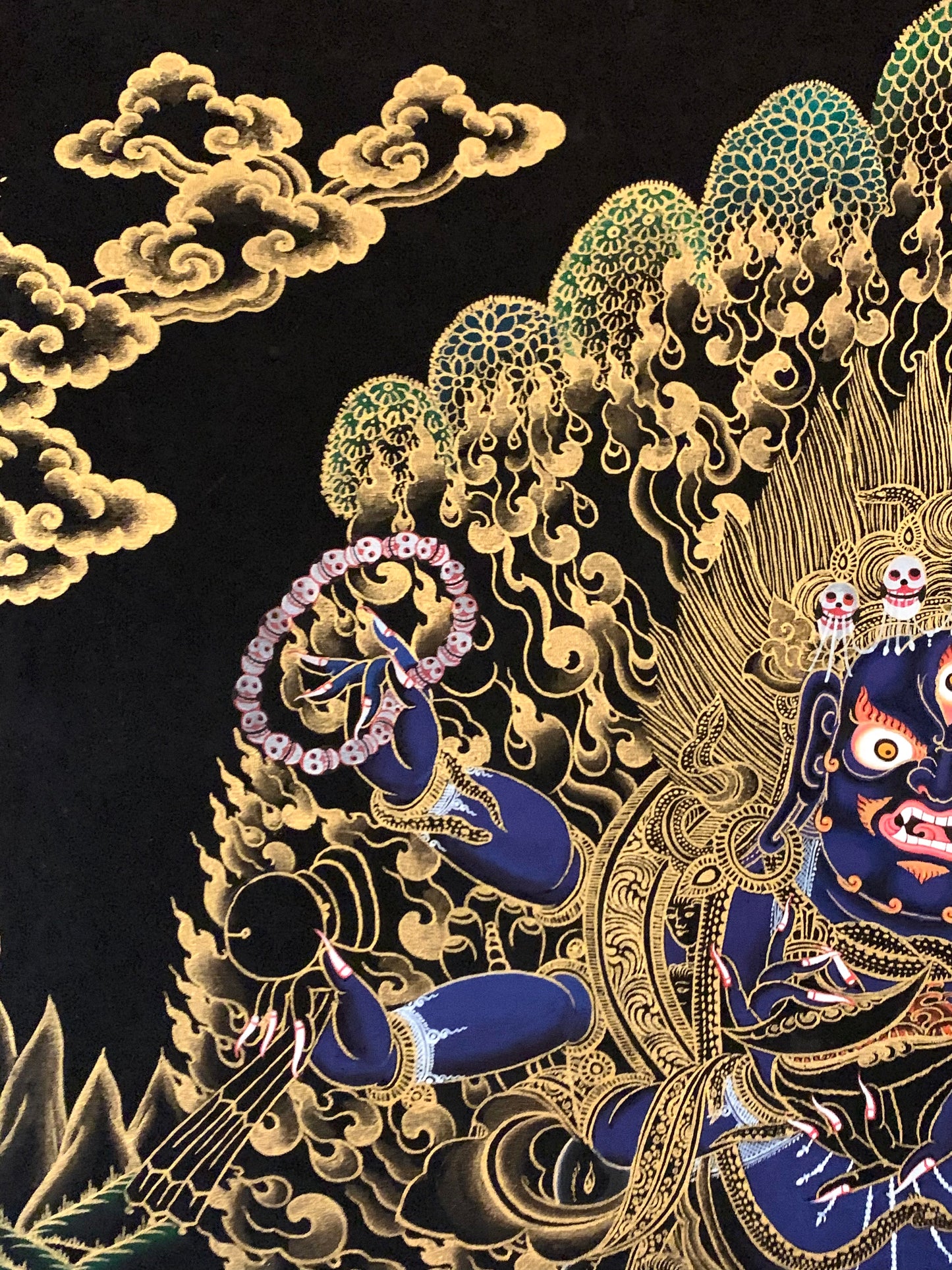 Six Armed Mahakala Thangka