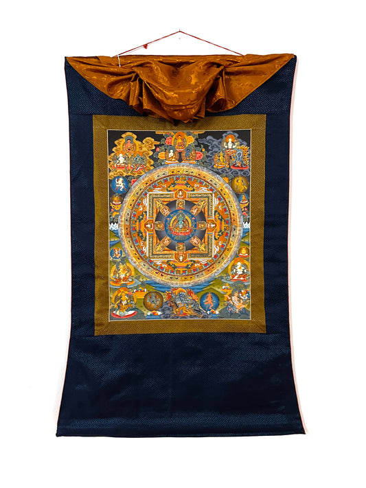 Green Tara Mandala Thangka