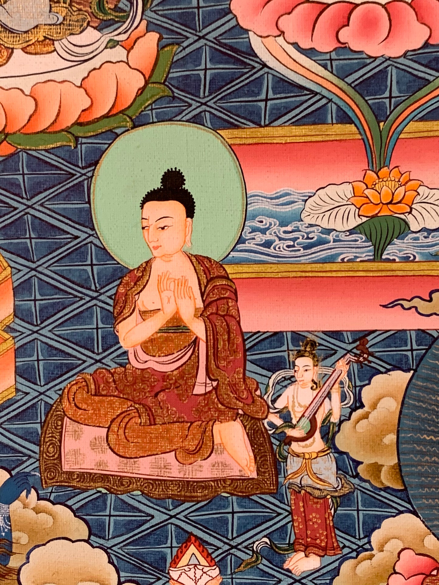 Amitabha Pureland Thangka