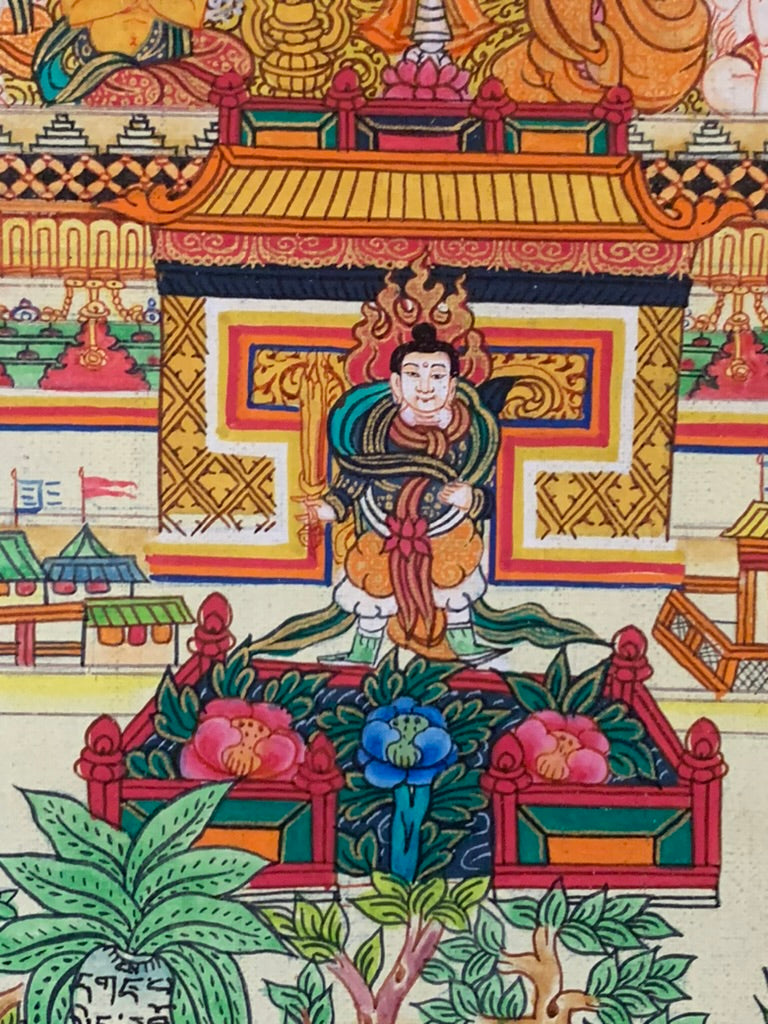 Medicine Buddha Medical Mandala Thangka