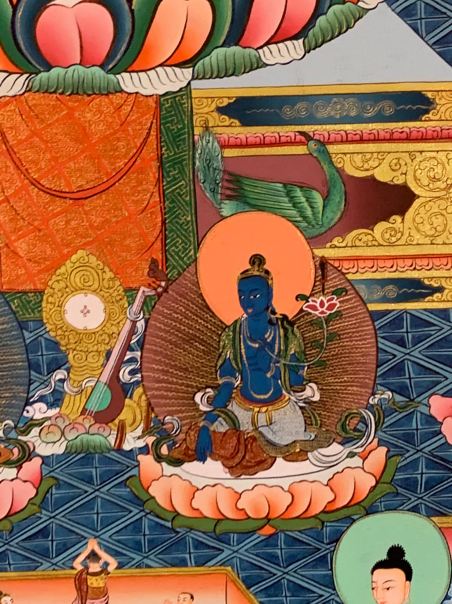 Amitabha Pureland Thangka