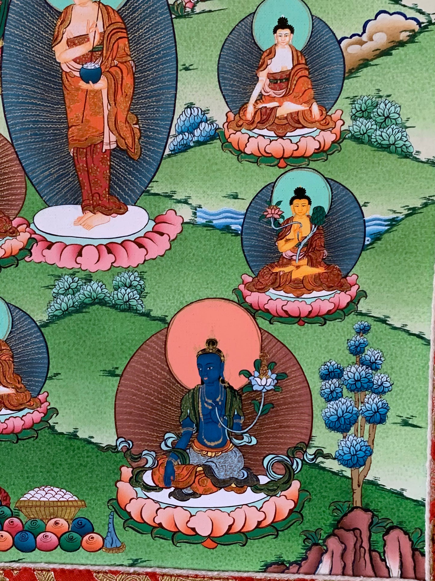 Thirty Five Buddha Thangka