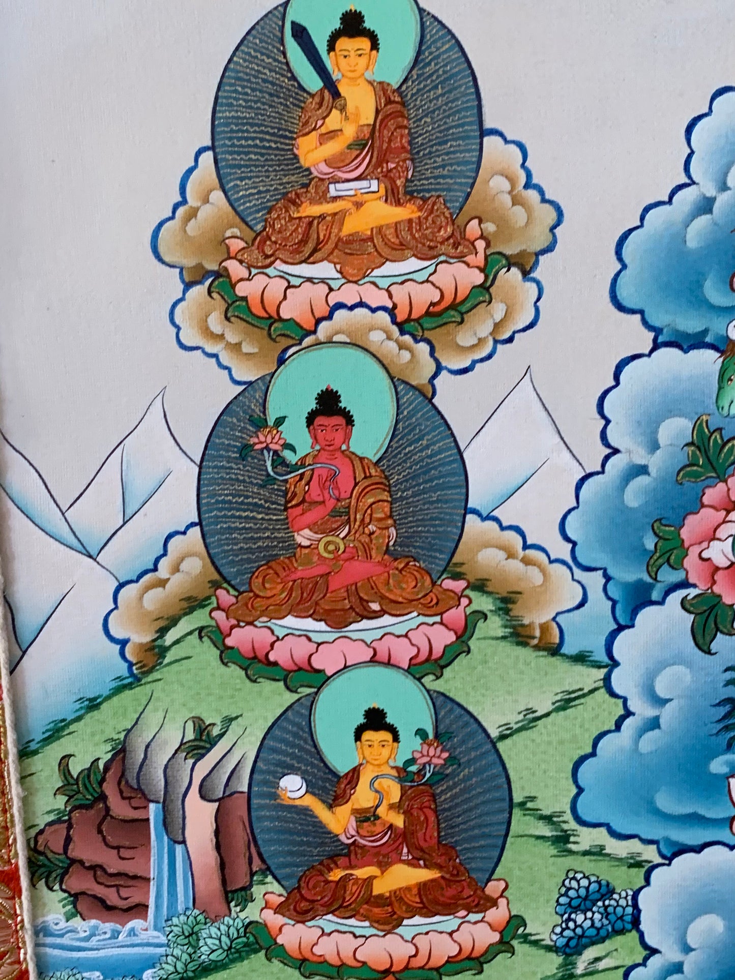 Thirty Five Buddha Thangka