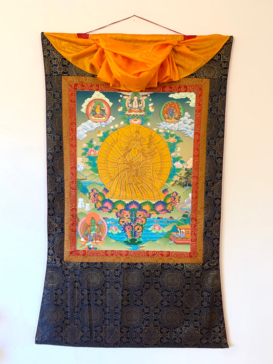 Rainbow Body Guru Rinpoche Thangka