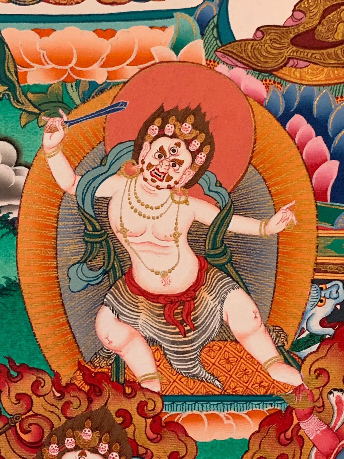 25 Disciples Guru Rinpoche Thangka