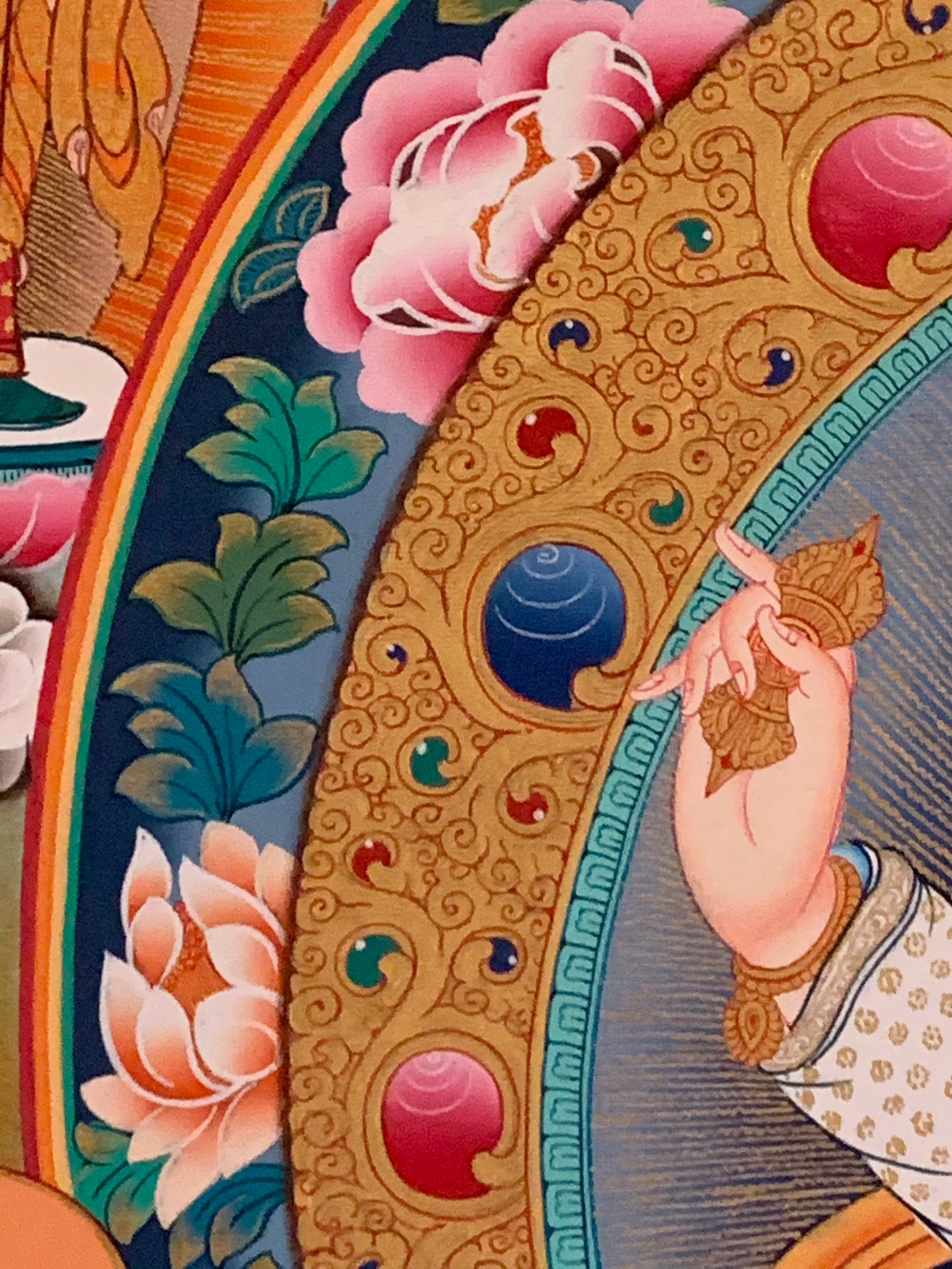 25 Disciples Guru Rinpoche Thangka