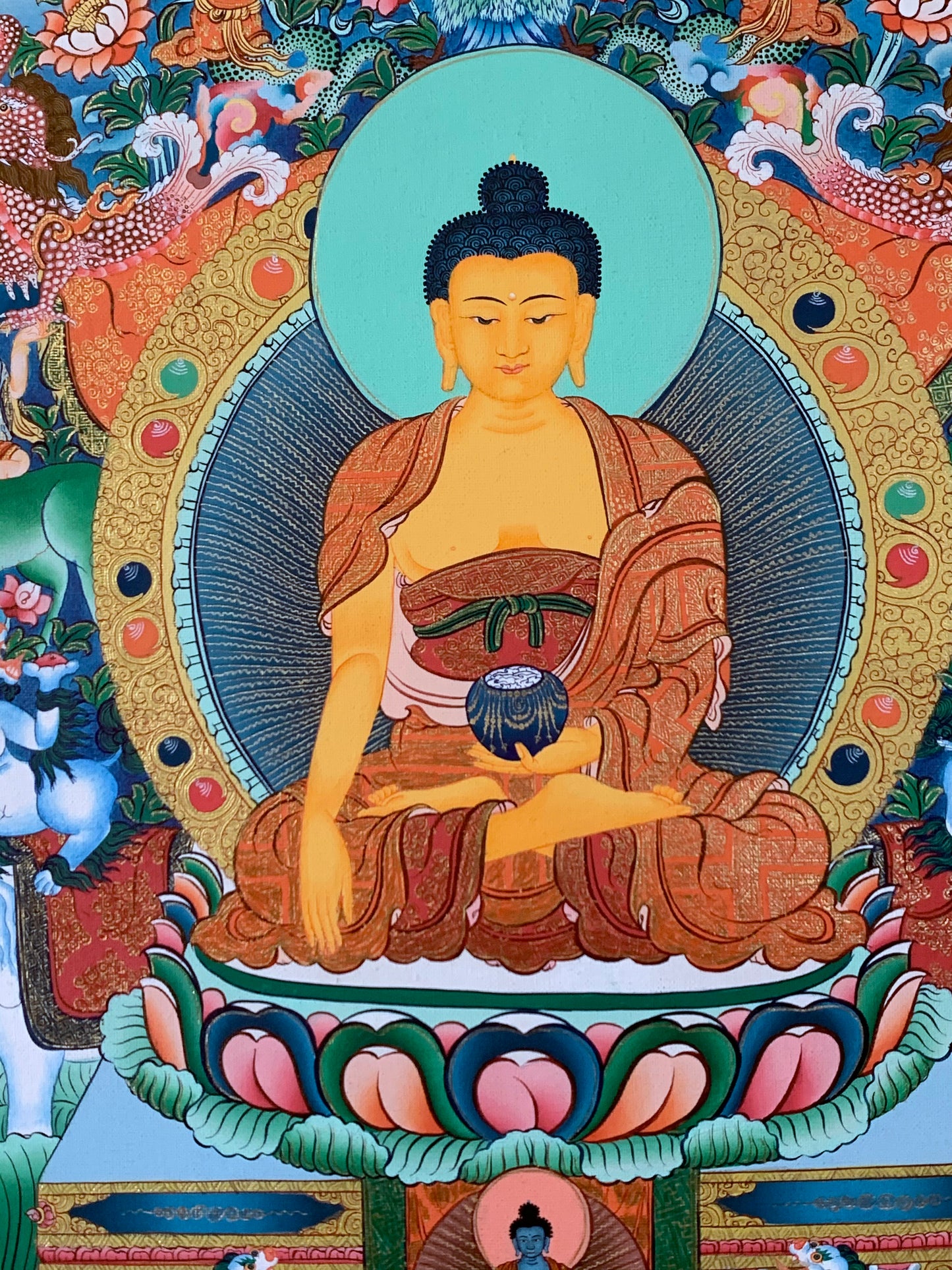 Thirty Five Buddha Thangka