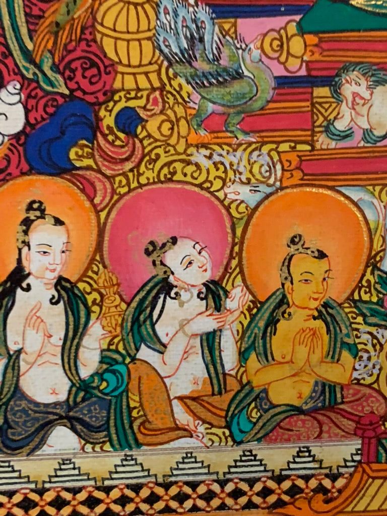 Medicine Buddha Medical Mandala Thangka