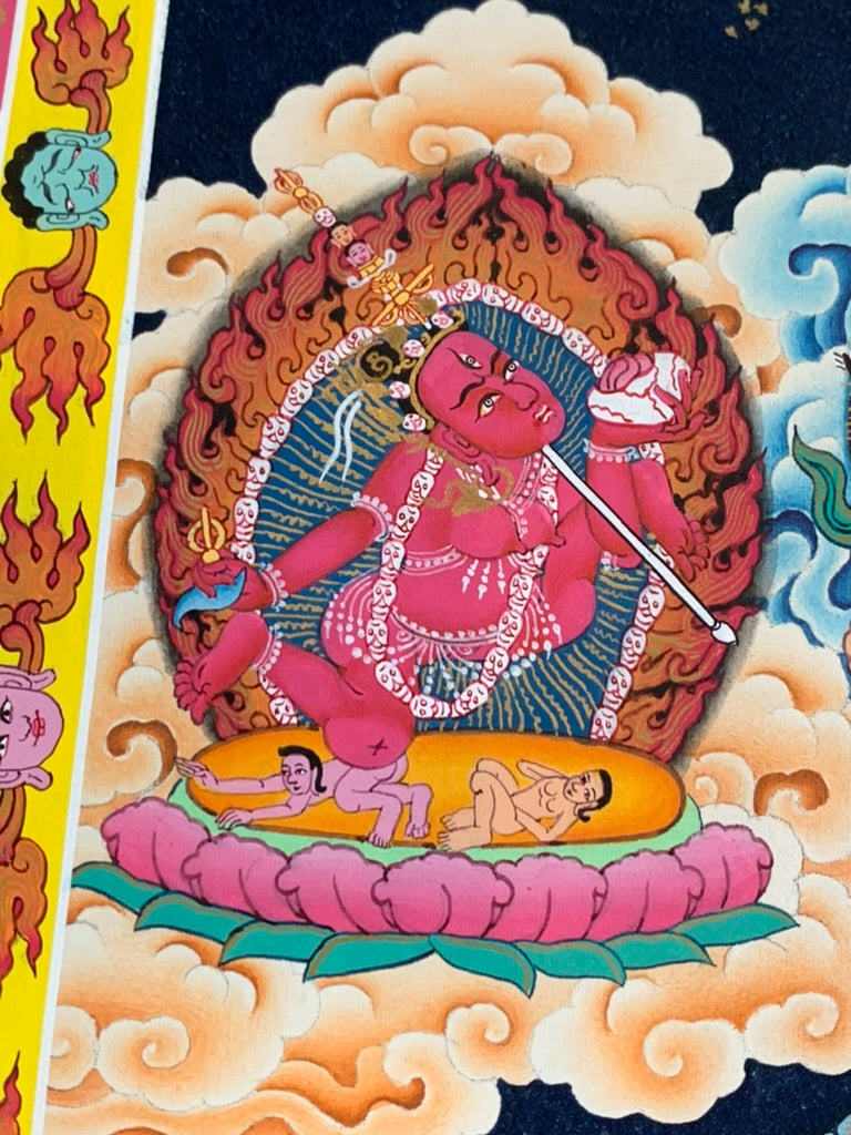 Chakrasamvara Mandala Unbrocaded Thangka