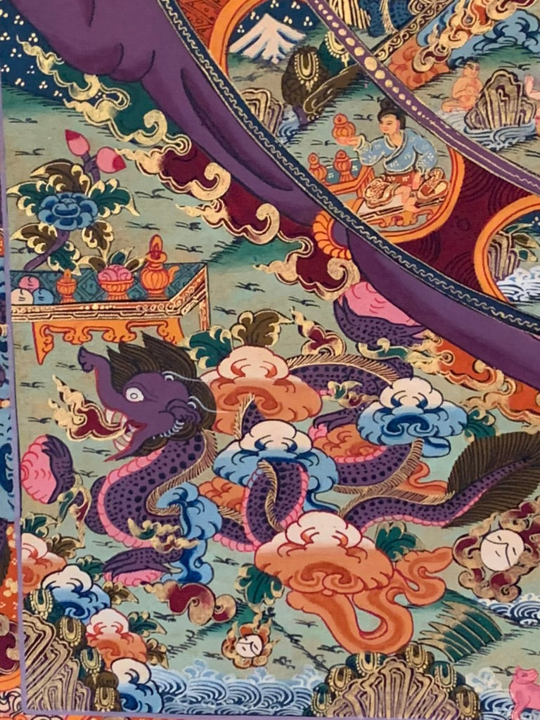 Bhavacakra Wheel of Existence Thangka