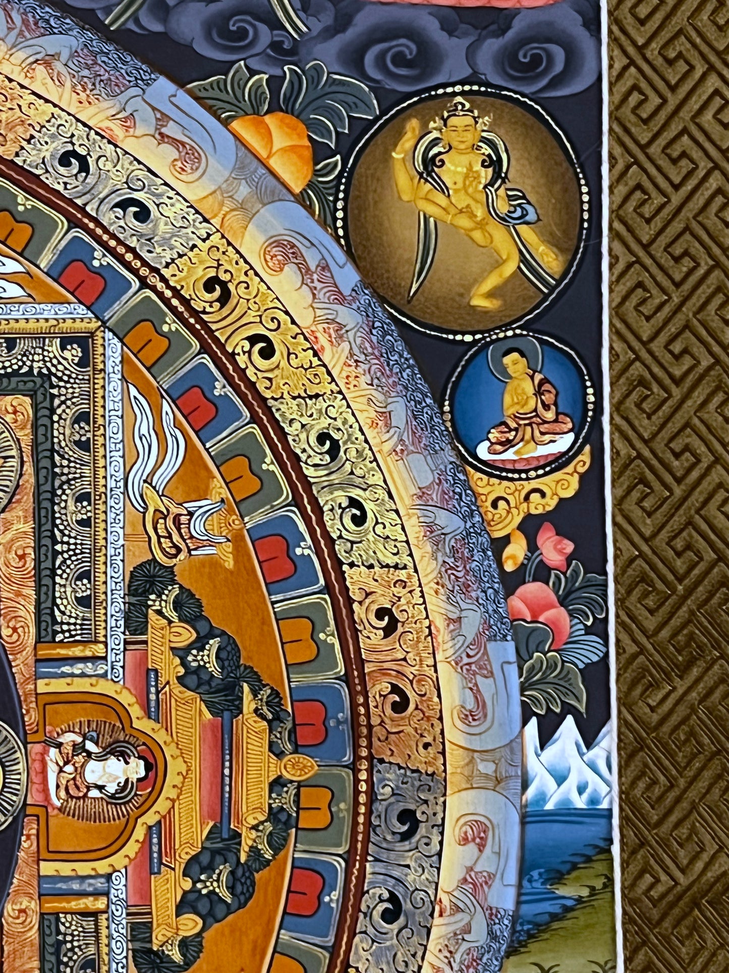 Green Tara Mandala Thangka