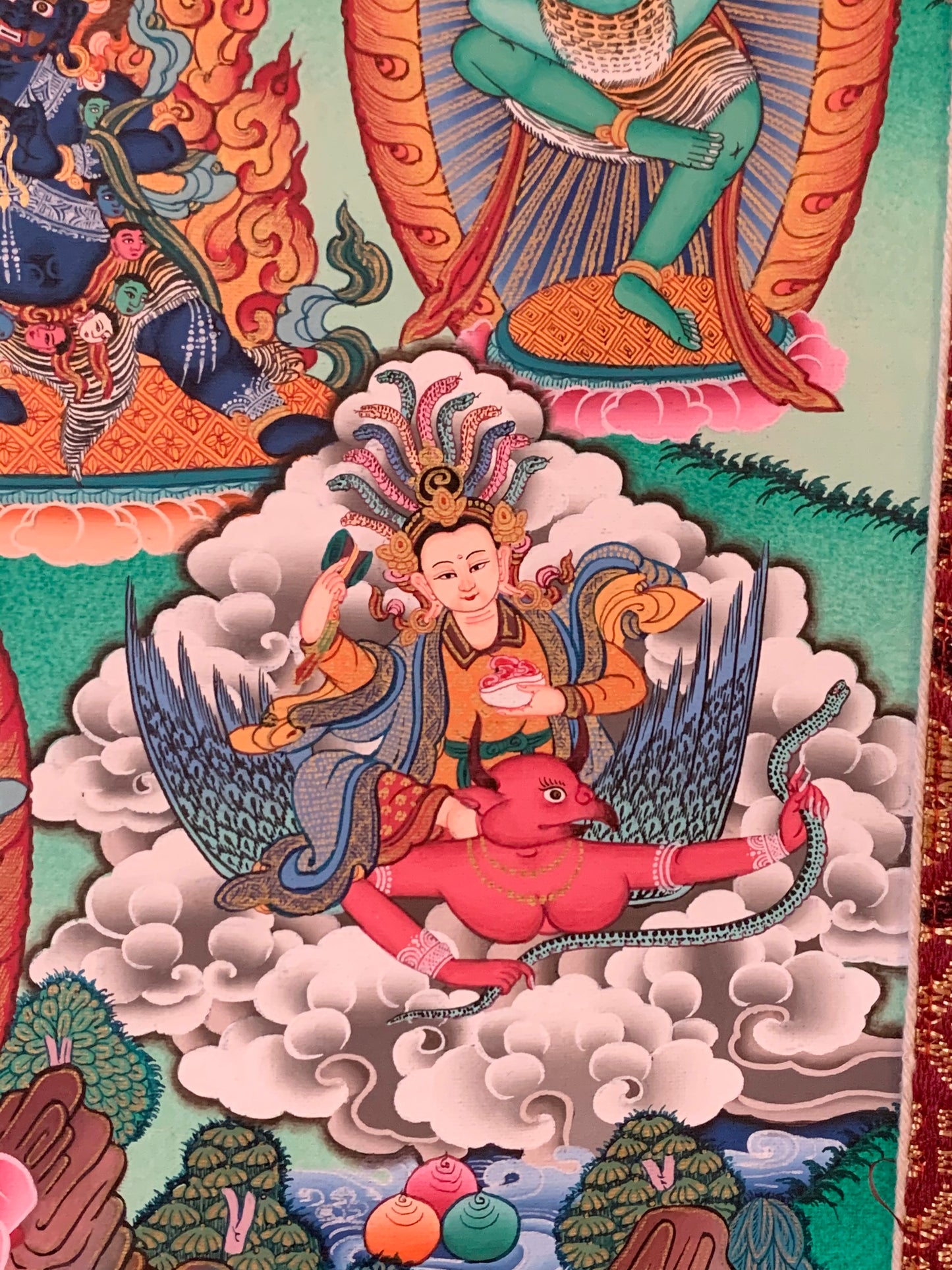 25 Disciples Guru Rinpoche Thangka