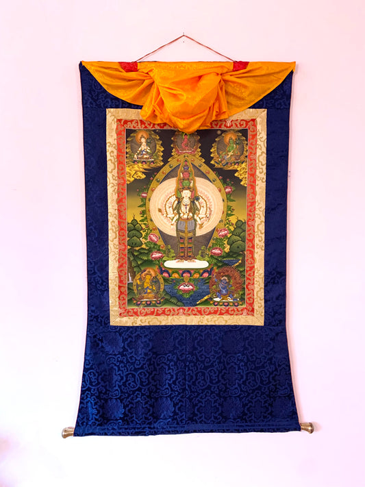 Thousand Armed Avalokiteshvara Compassion Thangka