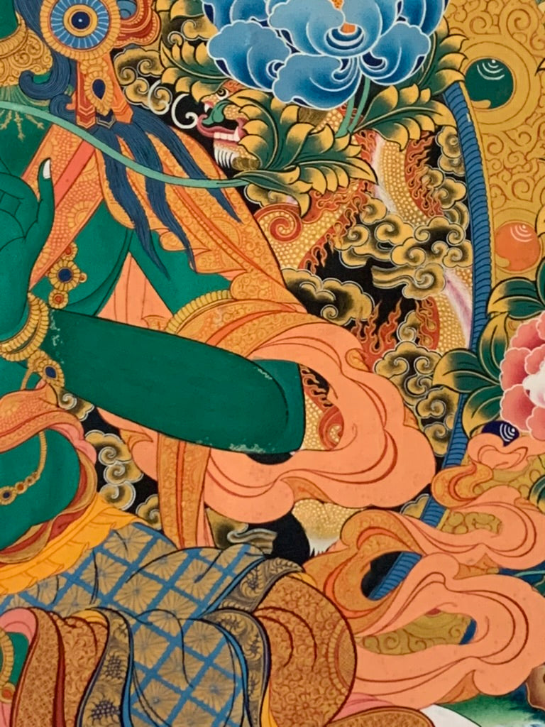 Green Tara Thangka