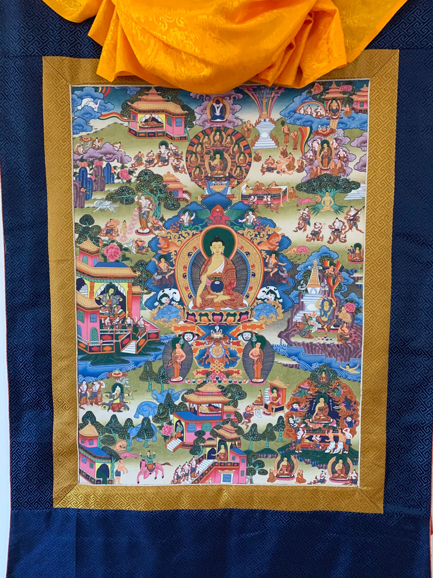 Shakyamuni Life Story Thangka