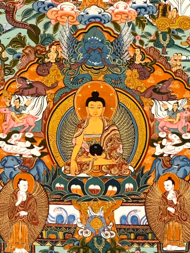 Shakyamuni Life Story Thangka