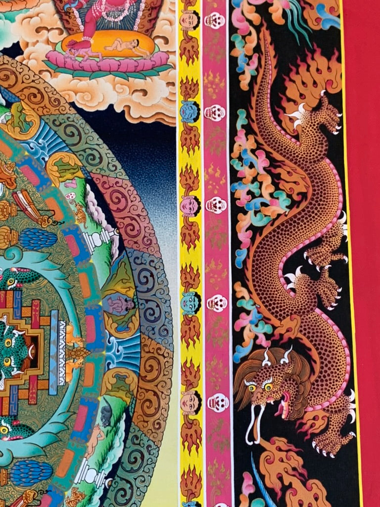 Chakrasamvara Mandala Unbrocaded Thangka