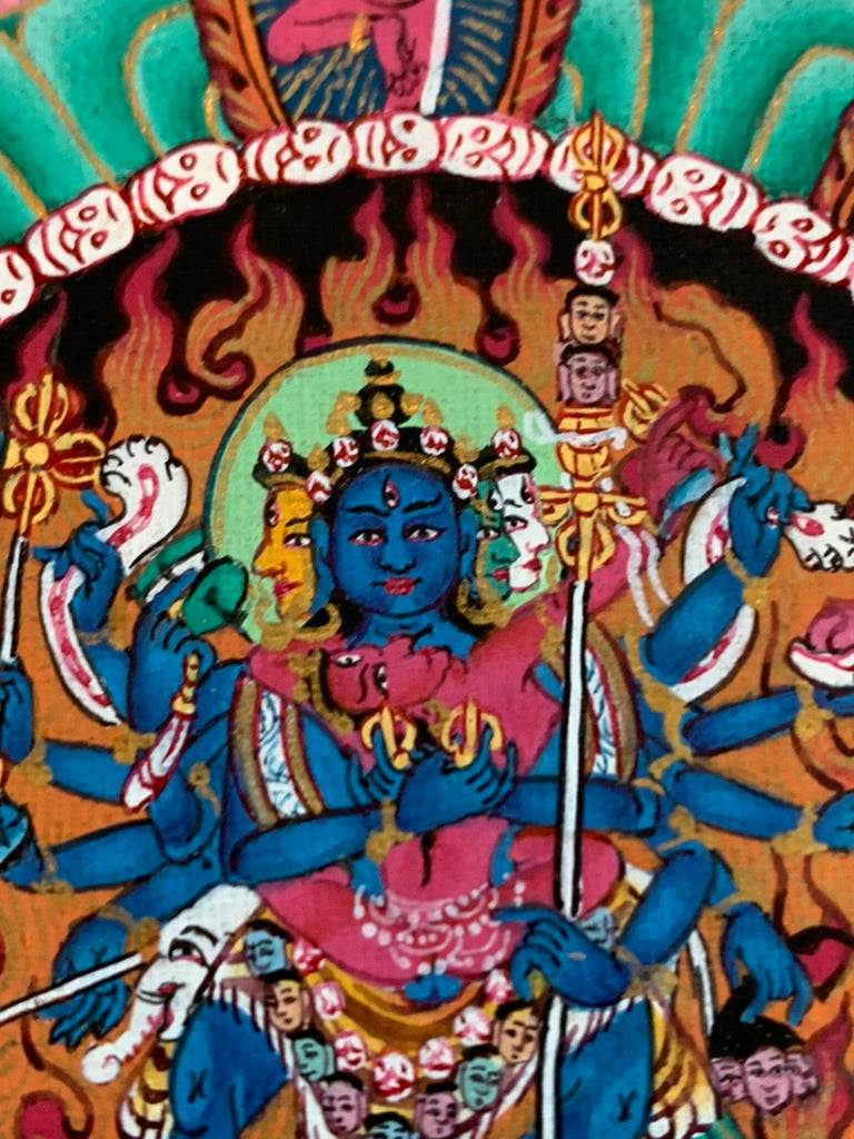 Chakrasamvara Mandala Unbrocaded Thangka